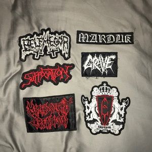 Black & Death Metal Patches